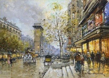 Artworks in 150 Subjects Painting - AB porte st denis Parisian